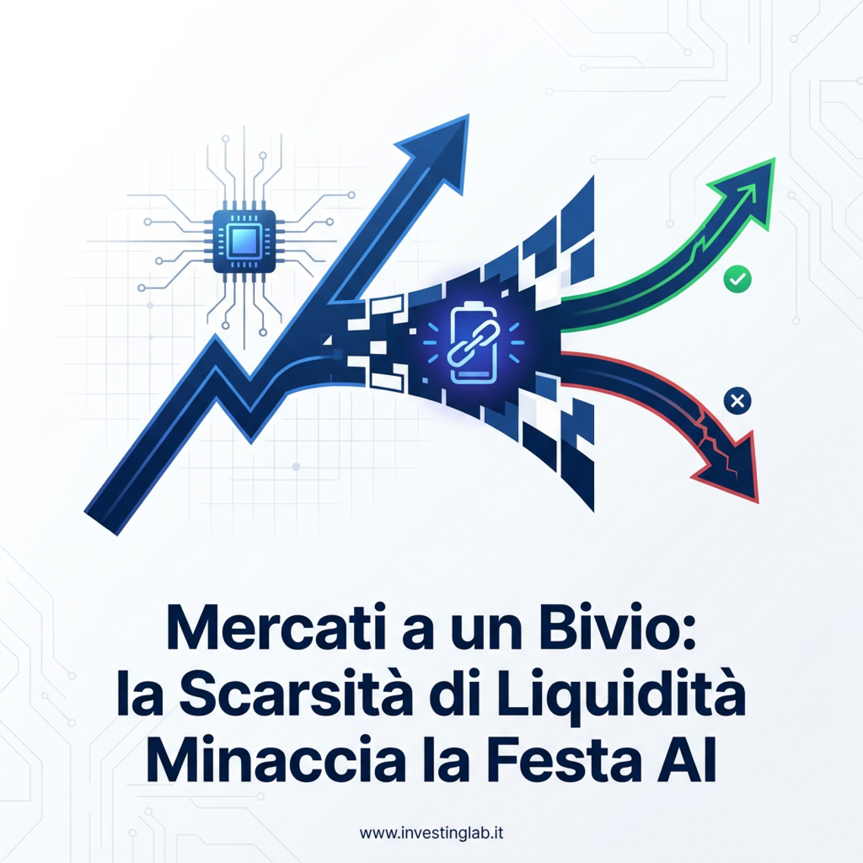 Copertina — Mercati a un Bivio: la Scarsità di Liquidità Minaccia la Festa AI