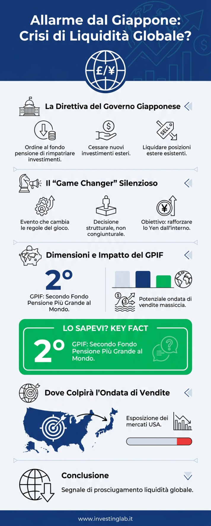 Infografica 1 -- Allarme dal Giappone: La Mossa che Potrebbe Innescare la Prossima Crisi