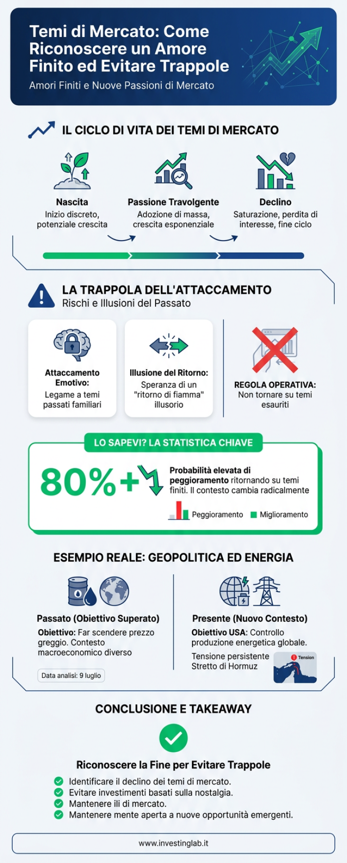Infografica 1 -- Temi di Mercato: Come Riconoscere un Amore Finito ed Evitare Trappole