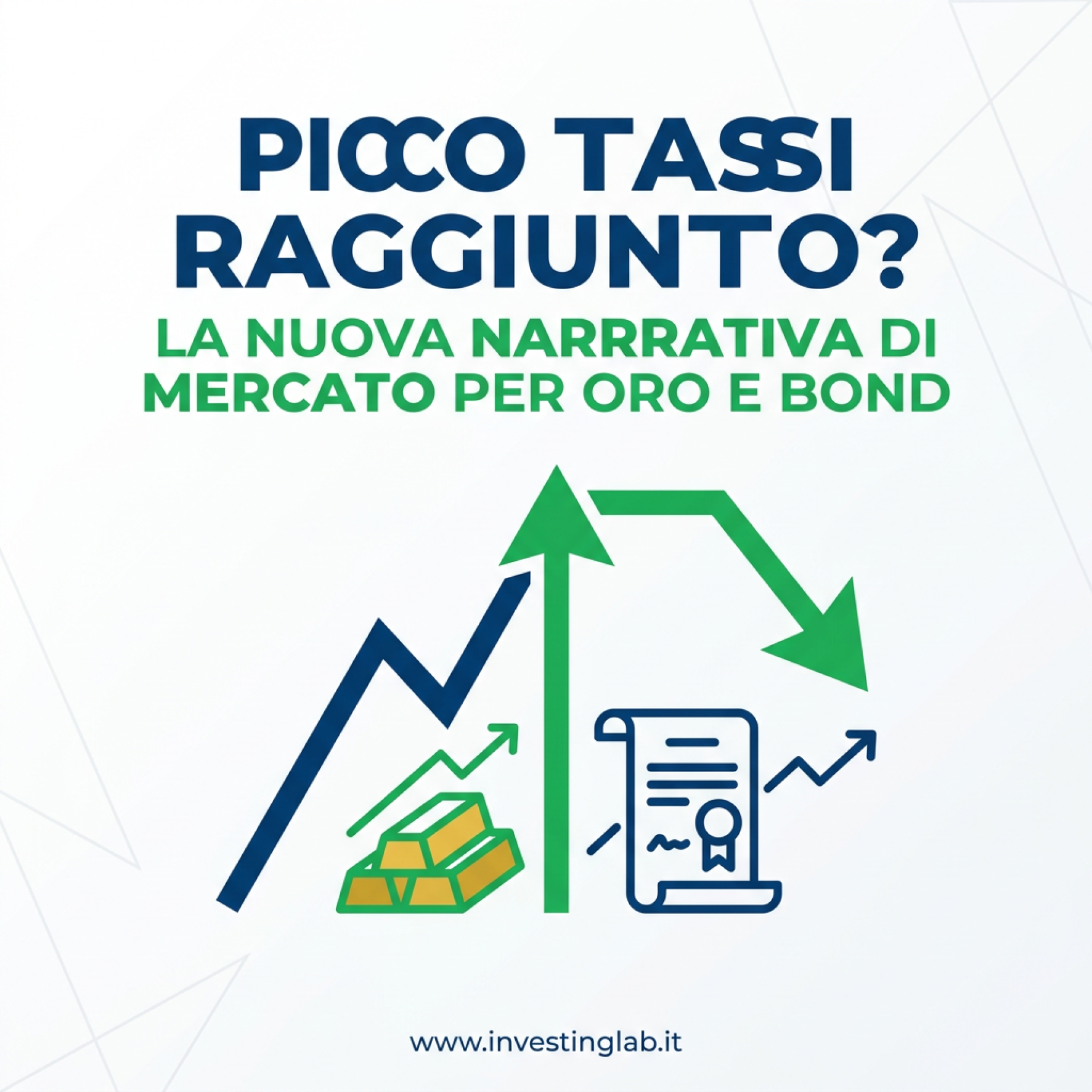 Copertina — Picco Tassi Raggiunto? La Nuova Narrativa di Mercato per Oro e Bond